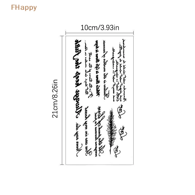 5 Sheets English Sanskrit Letter Temporary Tattoos Sticker Fake Tattoo Black Arm Sleeve Tattoo Sticker Men Women
5 Sheets English Sanskrit Letter Temporary Tattoos Sticker Fake Tattoo Black Arm Sleeve Tattoo Sticker Men Women
