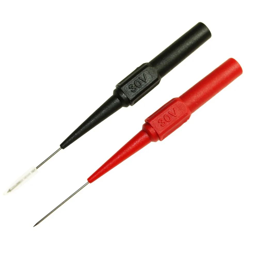 4 Pcs 30V Diagnostic Tools Multimeter Test Lead Extention Back Piercing Needle Tip Probes Autotools Automotive Auto Kit Machine 
4 Pcs 30V Diagnostic Tools Multimeter Test Lead Extention Back Piercing Needle Tip Probes Autotools Automotive Auto Kit Machine