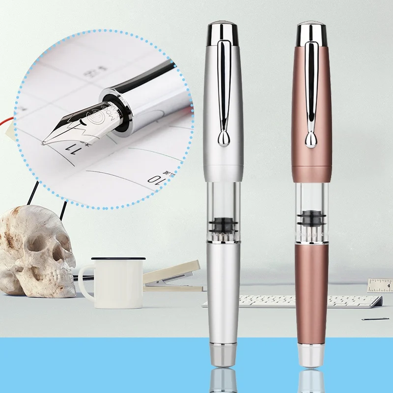 Majohn T2 Fountain Pen Elastic Piston Acrylic Metal Fountain-Pen F 0.5mm Nib Office School Stationery Writing Pen Supply Gifts
Majohn T2 Fountain Pen Elastic Piston Acrylic Metal Fountain-Pen F 0.5mm Nib Office School Stationery Writing Pen Supply Gifts