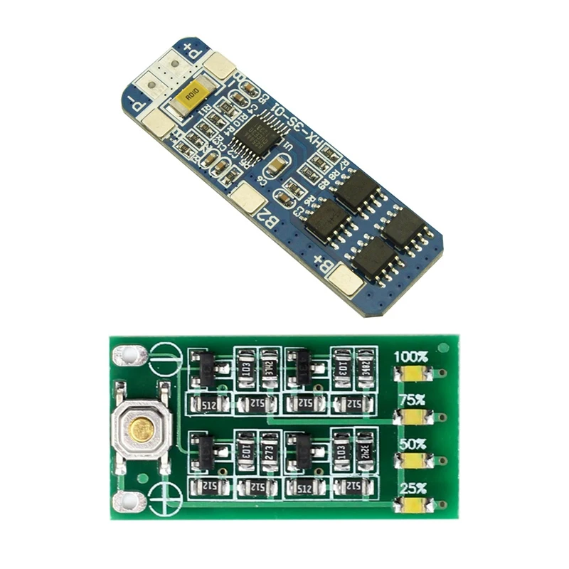 1Pcs 3S 11.1V 12V 12.6V Battery Capacity Indicator Module &1Pcs 3S 10A 12V Battery Charger Protection Board Module
1Pcs 3S 11.1V 12V 12.6V Battery Capacity Indicator Module &1Pcs 3S 10A 12V Battery Charger Protection Board Module