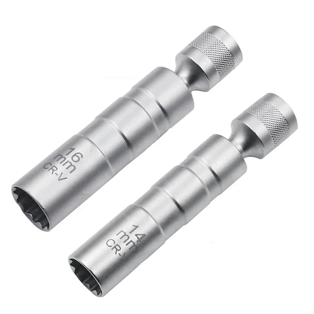 1pc Socket 14/16mm Spark Plug Socket Universal Joint Thin Wall Magnetic For Screw Removal Tools Wrench Accessories Hand Tools
1pc Socket 14/16mm Spark Plug Socket Universal Joint Thin Wall Magnetic For Screw Removal Tools Wrench Accessories Hand Tools