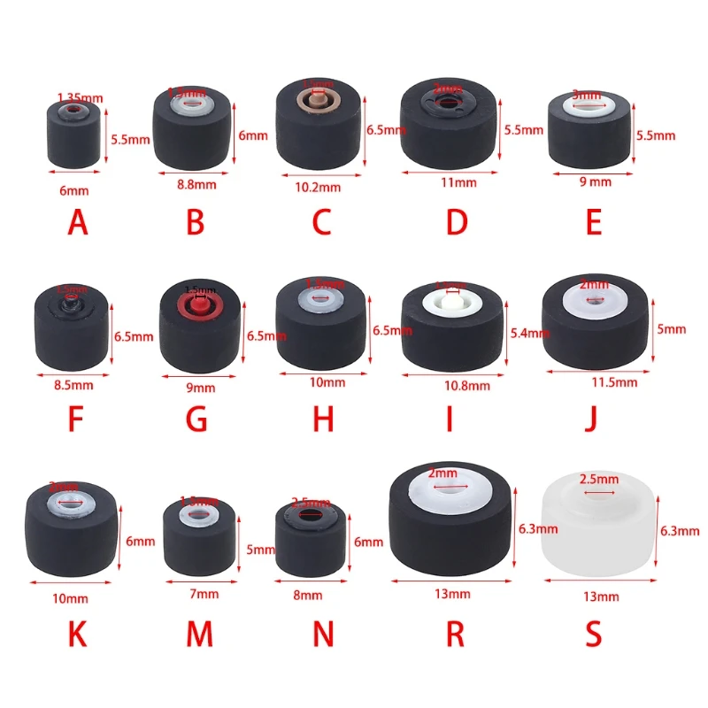 B03F 5pcs Card Seat Belt Pulley Tape Recorder Belt Pulley Wheel with axis for sony- player for Panasonic- sa-pm20 Stere
B03F 5pcs Card Seat Belt Pulley Tape Recorder Belt Pulley Wheel with axis for sony- player for Panasonic- sa-pm20 Stere