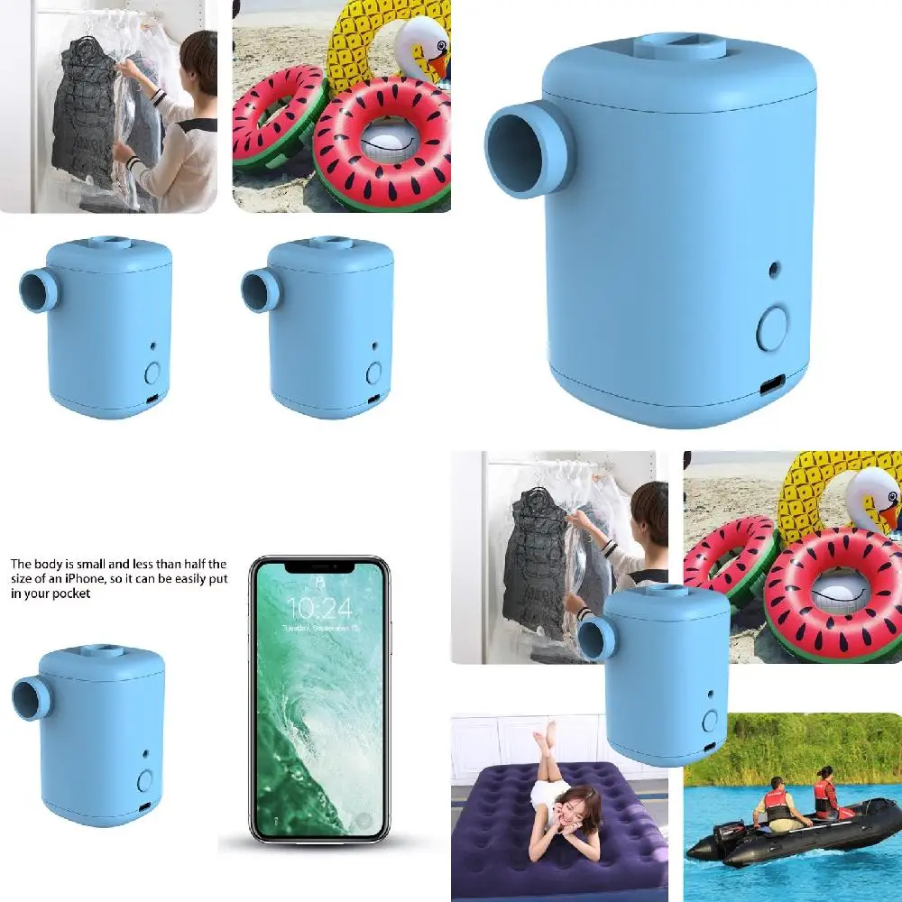 High-Speed Quick-Fill Portable 4 Nozzles Air Pump for Air Mattress Bed, Pool Swim Ring - Fast, Easy and Efficient Inflation.
High-Speed Quick-Fill Portable 4 Nozzles Air Pump for Air Mattress Bed, Pool Swim Ring - Fast, Easy and Efficient Inflation.