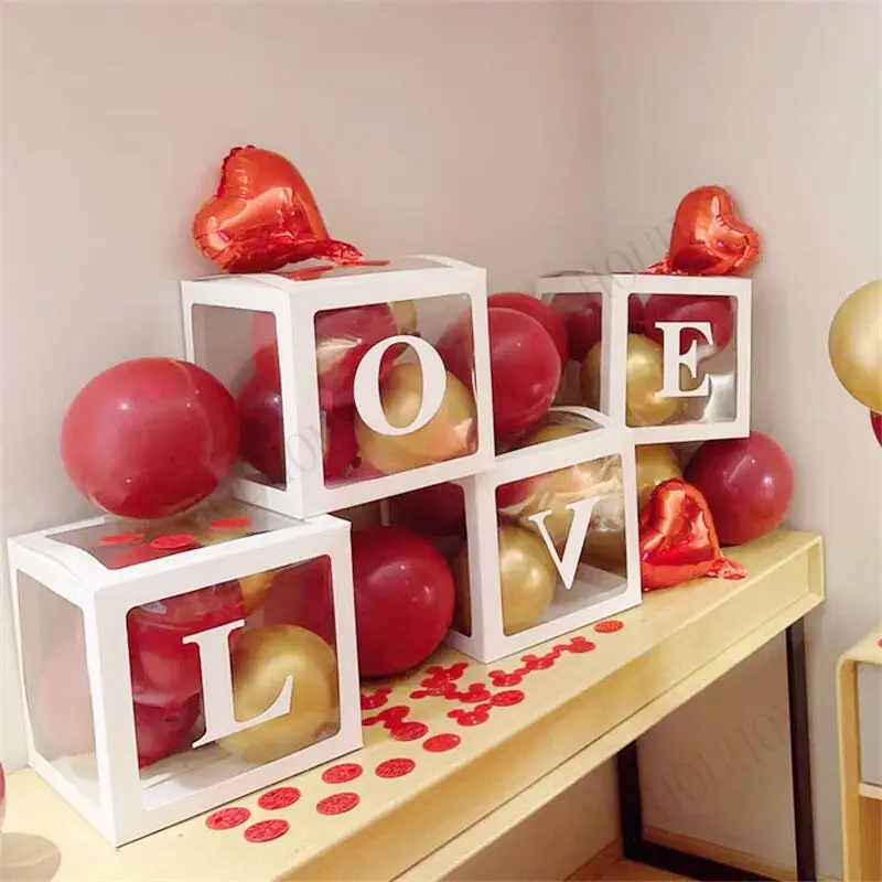Alphabet Name Transparent Packing Box Wedding Birthday Balloon Box 1st Birthday Party Decor Kids Boy Girl Baby Shower Supplies
Alphabet Name Transparent Packing Box Wedding Birthday Balloon Box 1st Birthday Party Decor Kids Boy Girl Baby Shower Supplies