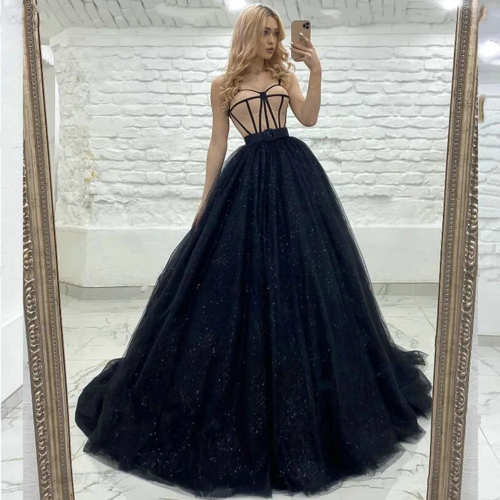 Spaghetti Straps Sleeveless Prom Dress robes de soirée A Line Sweetheart Party Dresses Backless Custom Made
Spaghetti Straps Sleeveless Prom Dress robes de soirée A Line Sweetheart Party Dresses Backless Custom Made