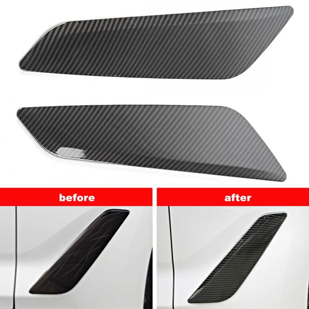 2 шт. ABS Крыло ветрового отверстия Крышка отделка для BMW G30 G38 Новая 5 серия 2017 2018 внешняя сторона вентиляции потока воздуха 
2 шт. ABS Крыло ветрового отверстия Крышка отделка для BMW G30 G38 Новая 5 серия 2017 2018 внешняя сторона вентиляции потока воздуха