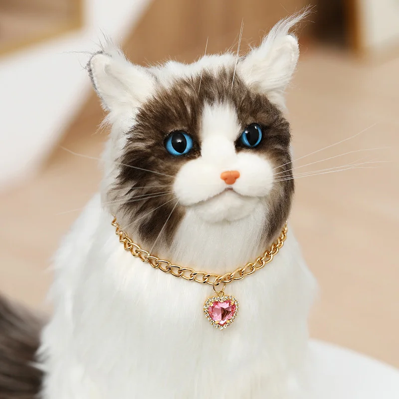 Pet Collar Necklace Jewelry Cat Accessories Alloy Crystal Pendant Pets Necklaces Decoration Cats Beauty Decor Supplies
Pet Collar Necklace Jewelry Cat Accessories Alloy Crystal Pendant Pets Necklaces Decoration Cats Beauty Decor Supplies