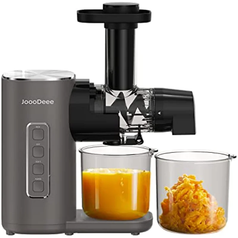 Slow Juice Extractor with Reverse Function, Cold Press Extractor with Quiet Motor, No Filter, Easy to Assemble and Clean
Slow Juice Extractor with Reverse Function, Cold Press Extractor with Quiet Motor, No Filter, Easy to Assemble and Clean