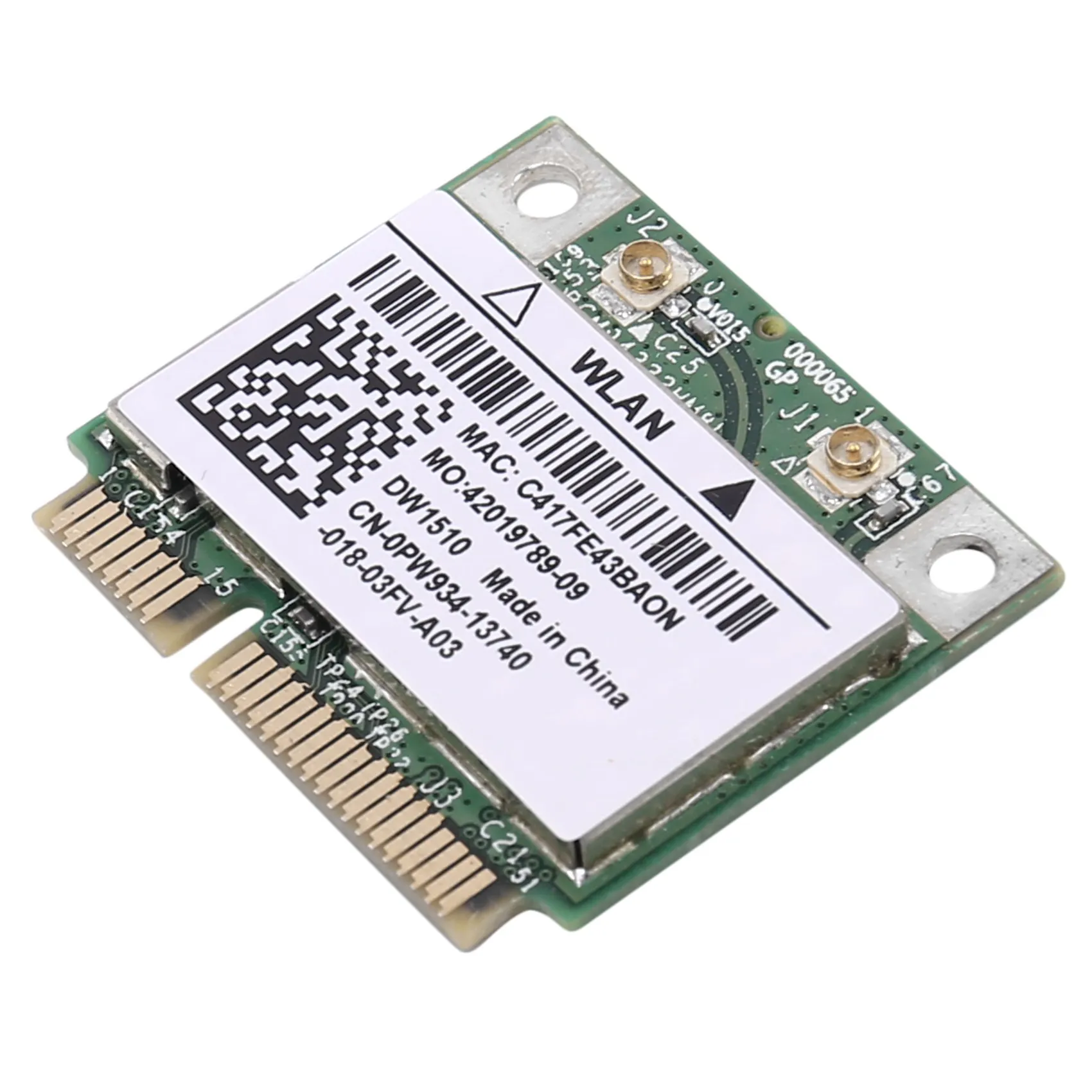 

BCM94322HM8L BCM94322 Dual Band 300Mbps Mini PCIE WiFi Wireless Network Card 802.11A/B/G/N DW1510 for Mac OS/Hackintosh