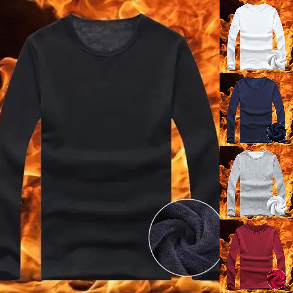 2023 Thermal Underwear Mens Thermal Velvet Warm Undershirt O Neck Slim Fit T-shirt Long Sleeve Pullover Tops Bottoming Shirt
2023 Thermal Underwear Mens Thermal Velvet Warm Undershirt O Neck Slim Fit T-shirt Long Sleeve Pullover Tops Bottoming Shirt