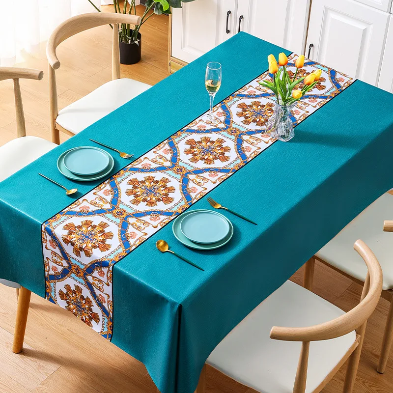 PVC tablecloth waterproof and oil disposable tablecloth national wind table cloth_AN2858 
PVC tablecloth waterproof and oil disposable tablecloth national wind table cloth_AN2858