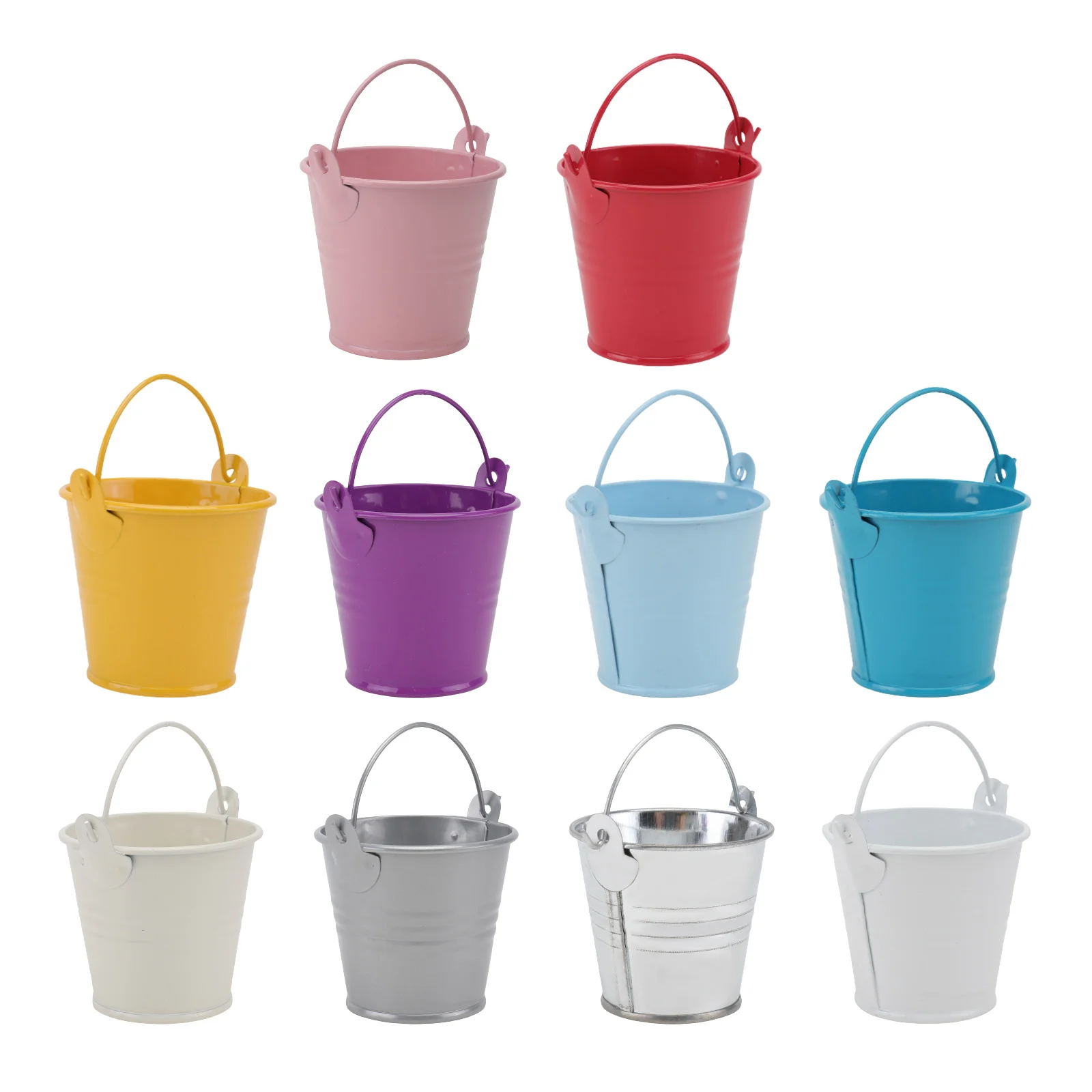 10pcs Bucket Hanging Flower Pots Balcony Garden Planter Metal Buckets Candy Bucket Sand Bucket Fence Bucket Pots
10pcs Bucket Hanging Flower Pots Balcony Garden Planter Metal Buckets Candy Bucket Sand Bucket Fence Bucket Pots