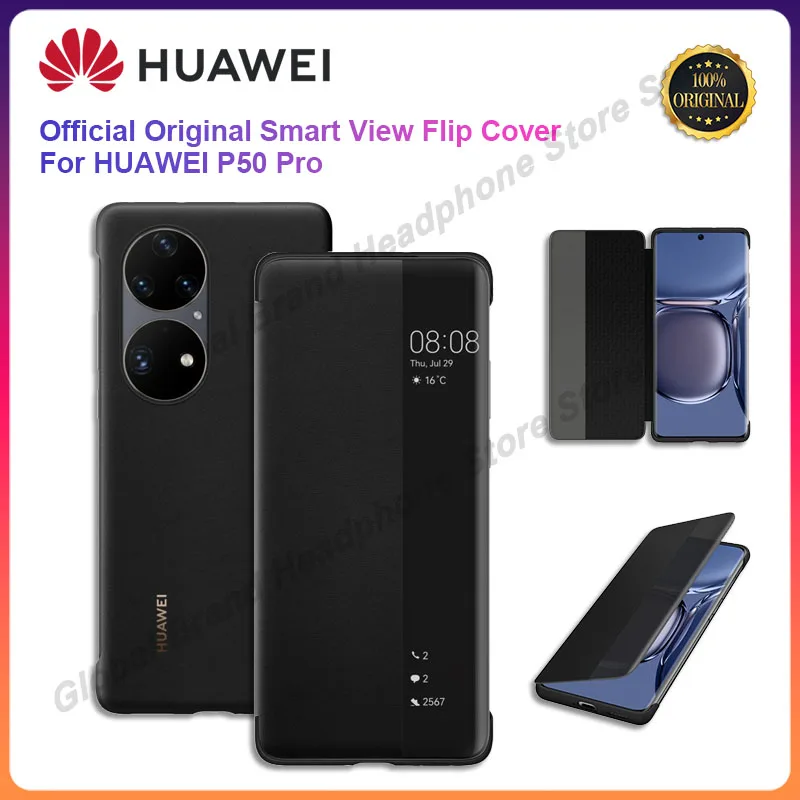 Official Original HUAWEI P50 Pro Smart View Flip Cover Business Smartphone Case Leather Cover drop protection Casing
Official Original HUAWEI P50 Pro Smart View Flip Cover Business Smartphone Case Leather Cover drop protection Casing