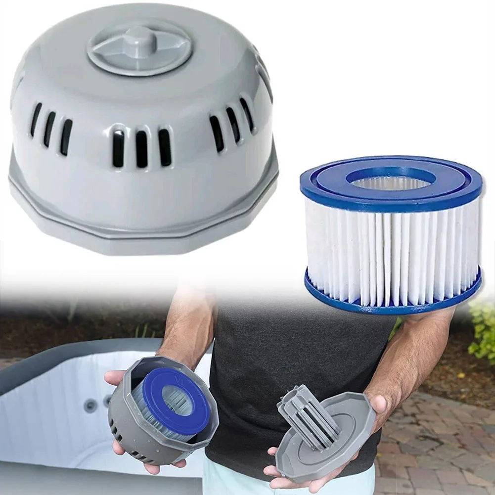 For Lay Z Spa Miami 54123 Filter Housing + Filter Fits All Models Type VI Filters For InteX Hot Tub Spas Swimming Pool Cleaning
For Lay Z Spa Miami 54123 Filter Housing + Filter Fits All Models Type VI Filters For InteX Hot Tub Spas Swimming Pool Cleaning