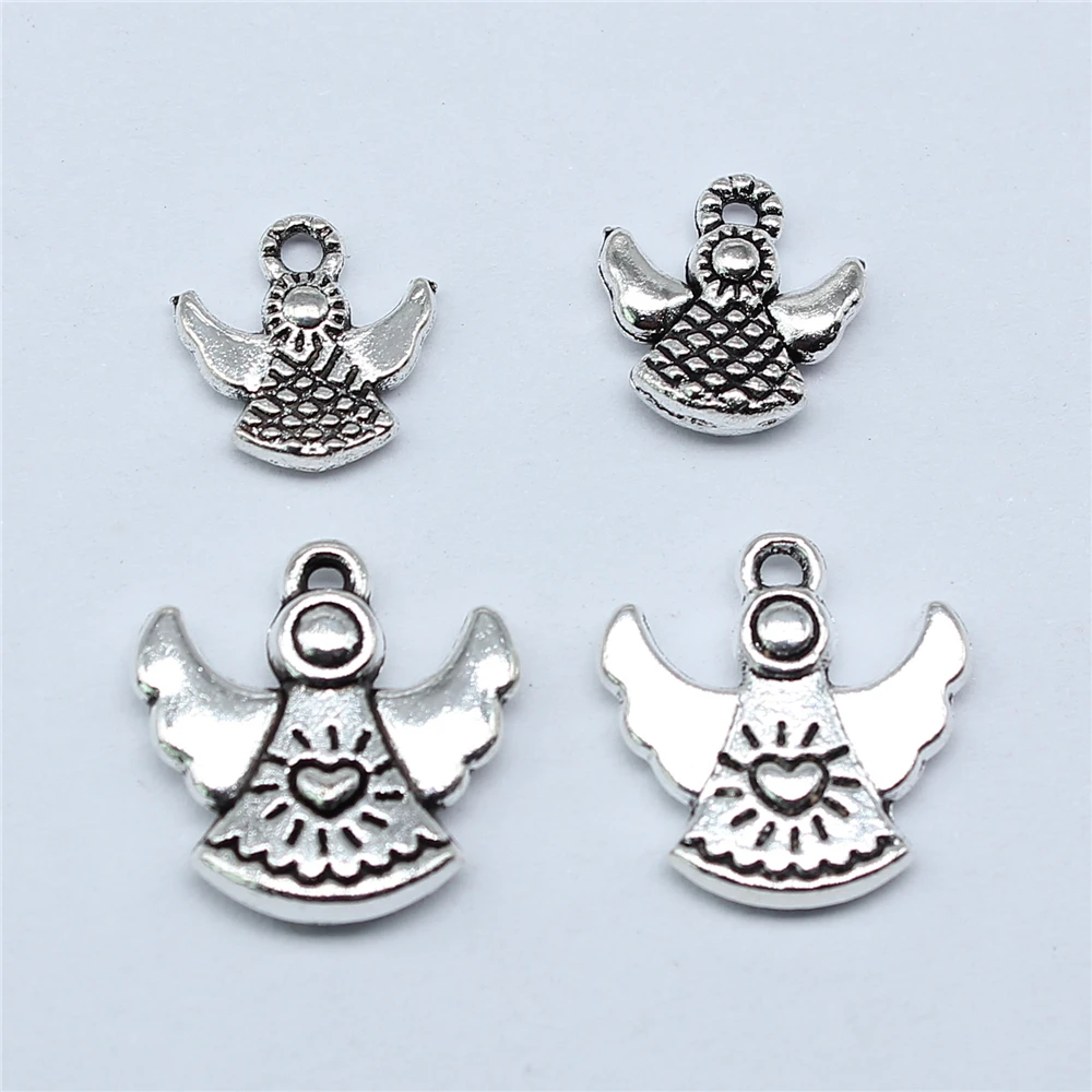 40pcs Small Angel Charms For Jewelry Making DIY Metal Bracelet Necklace Jewelry Findings
40pcs Small Angel Charms For Jewelry Making DIY Metal Bracelet Necklace Jewelry Findings