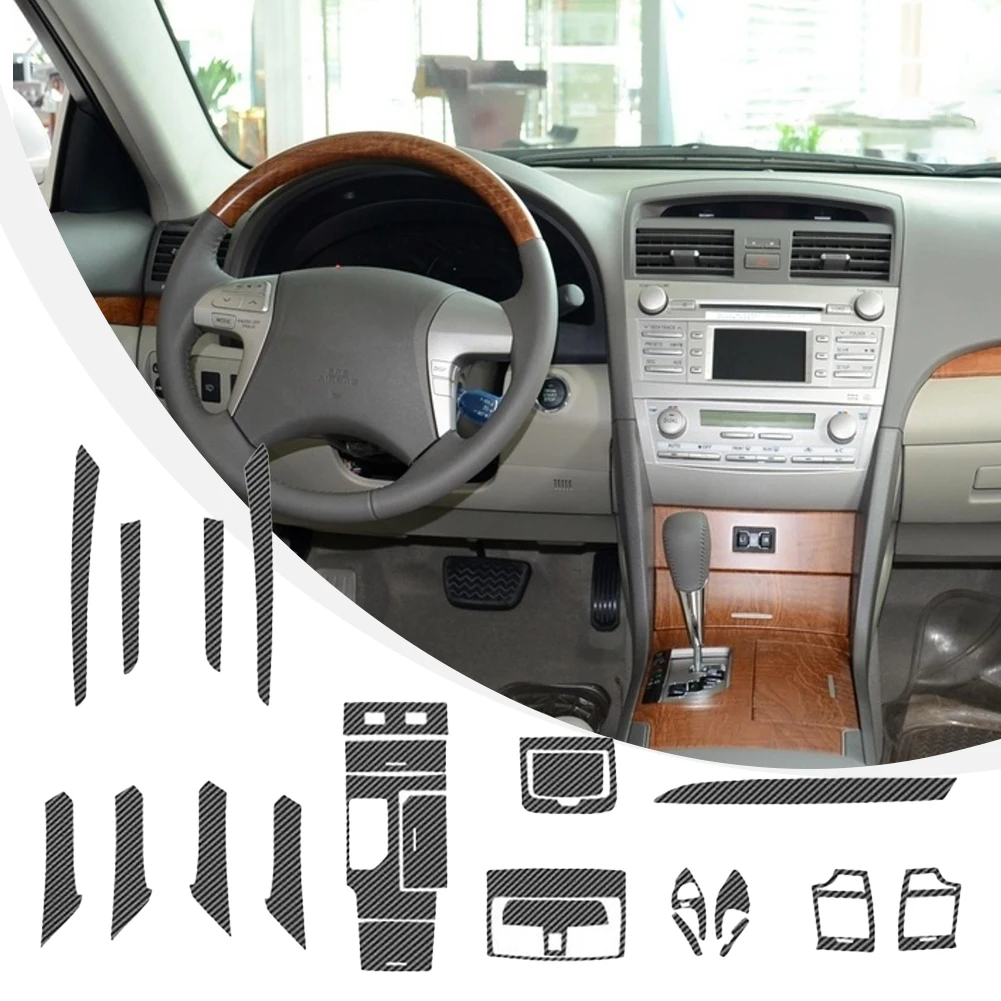 Car Interior Stickers For Toyota-Camry 06-11 3D Carbon Fiber Black Car Interior Decor Kits Trim Sticker Waterproof Auto Parts
Car Interior Stickers For Toyota-Camry 06-11 3D Carbon Fiber Black Car Interior Decor Kits Trim Sticker Waterproof Auto Parts