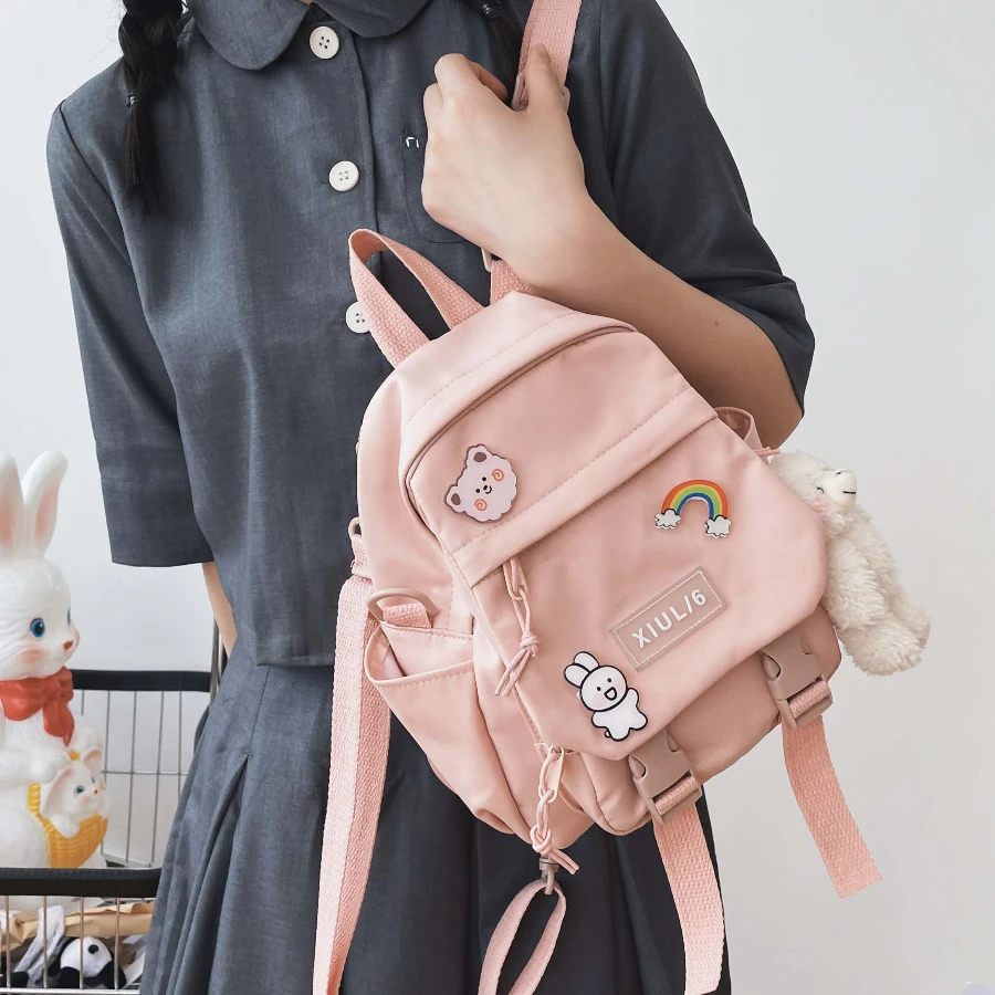 Small Backpack Women Cute Multifunctional Dual-use School Bags for Teenage Girls Student Kawaii Mini Travel Backpacks Ruckpack
Small Backpack Women Cute Multifunctional Dual-use School Bags for Teenage Girls Student Kawaii Mini Travel Backpacks Ruckpack
