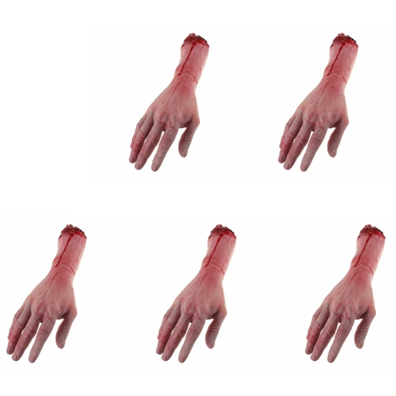 5X Bloody Horror Scary Halloween Prop Fake Severed Life Size Arm Hand House 19 x 10.5cm
5X Bloody Horror Scary Halloween Prop Fake Severed Life Size Arm Hand House 19 x 10.5cm