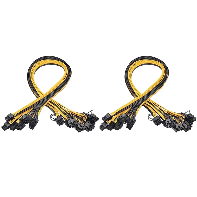 20 Pcs 6 Pin PCI-E to 8 Pin(6+2) PCI-E (Male to Male) GPU Power Cable 50cm for Image Cards Mining Server Breakout Board
20 Pcs 6 Pin PCI-E to 8 Pin(6+2) PCI-E (Male to Male) GPU Power Cable 50cm for Image Cards Mining Server Breakout Board