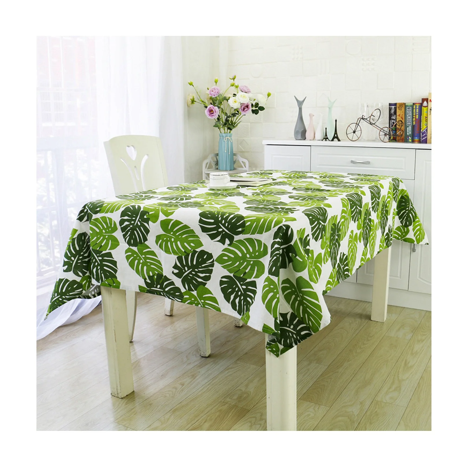Table Cloth Material Cotton Leaves Printed Green Rectangle Modern Non Slip Indoor Kitchen Dining Room Living Decor
Table Cloth Material Cotton Leaves Printed Green Rectangle Modern Non Slip Indoor Kitchen Dining Room Living Decor