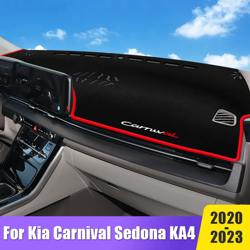 For Kia Carnival KA4 2020 2021 2022 2023 Car Dashboard Cover Mat Auto Dash Board Sun Shade Pad Carpets Rug Protector Accessories
For Kia Carnival KA4 2020 2021 2022 2023 Car Dashboard Cover Mat Auto Dash Board Sun Shade Pad Carpets Rug Protector Accessories