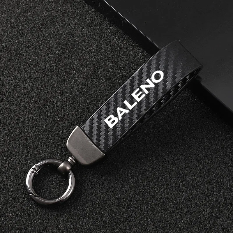 New fashion car carbon fiber leather rope Keychain key ring For Suzuki Baleno
New fashion car carbon fiber leather rope Keychain key ring For Suzuki Baleno