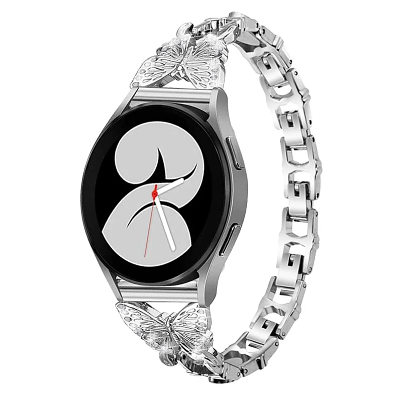 Butterfly Strap For Galaxy Watch 4 Classic 44mm 40mm 42mm 46mm Active 2 Jewelry Metal Bracelet For Galaxy Watch 3 41mm Band
Butterfly Strap For Galaxy Watch 4 Classic 44mm 40mm 42mm 46mm Active 2 Jewelry Metal Bracelet For Galaxy Watch 3 41mm Band