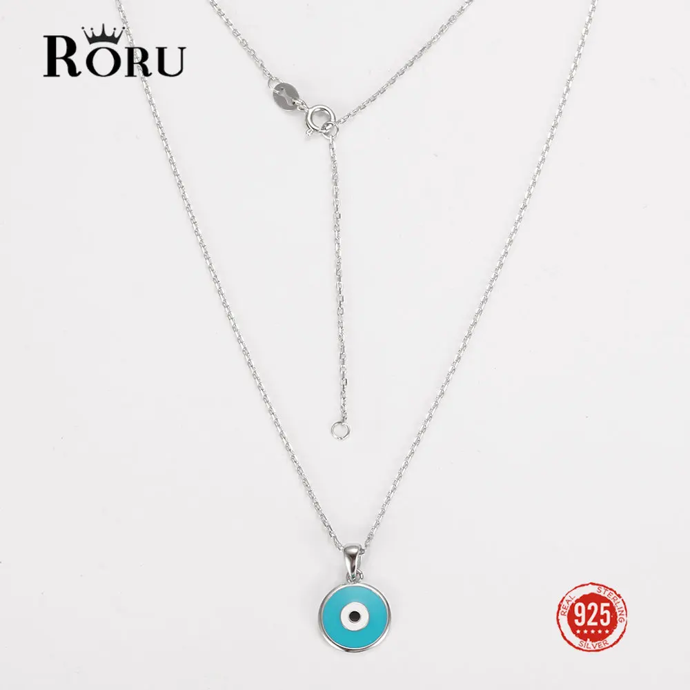 RORU Real 925 Sterling Silver Lucky Eye Blue Drip Oil Turkish Evil Eye Round Pendant Necklace for Women Girls Party Jewelry 2022
RORU Real 925 Sterling Silver Lucky Eye Blue Drip Oil Turkish Evil Eye Round Pendant Necklace for Women Girls Party Jewelry 2022
