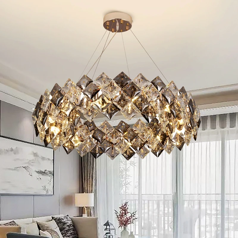 Nordic Gold LED Crystal Chandelier for Living Room Bedroom Villa Round Hanging Lamps Ceiling Pendant Light Home Decor Furniture
Nordic Gold LED Crystal Chandelier for Living Room Bedroom Villa Round Hanging Lamps Ceiling Pendant Light Home Decor Furniture