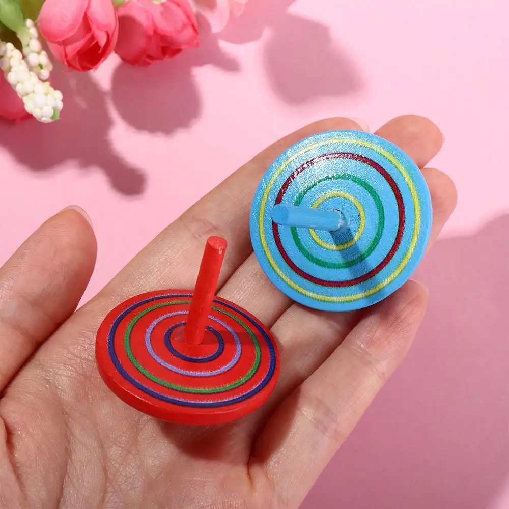 

Peg-Top Spinning Top DIY Gyroscope Toys Desktop Spinning Top Wooden Gyro Toys Woode Spinning Top Toy Wooden Rotate Gyro