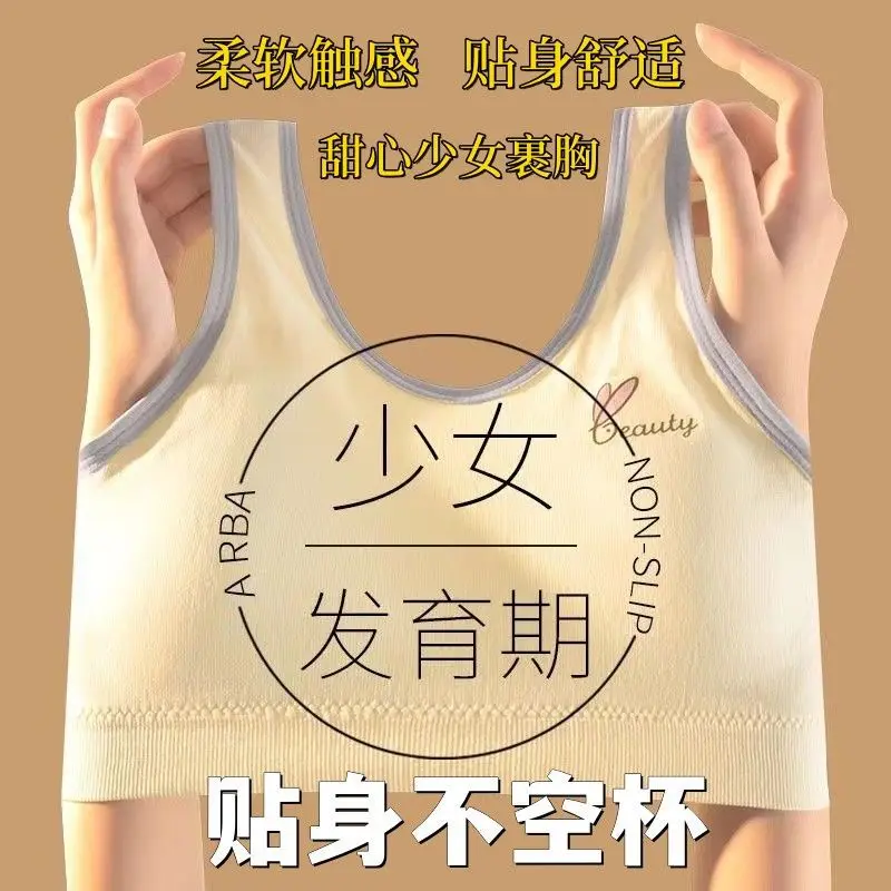 Нижнее белье для девочек, учащихся младшей и старшей школы, топ-труба для молодых девушек, спортивный жилет на косточках
Нижнее белье для девочек, учащихся младшей и старшей школы, топ-труба для молодых девушек, спортивный жилет на косточках