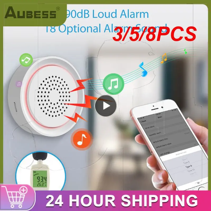 3/5/8PCS Home Security Sound Light Detector Sensor Tuya Smart Life Wireless Siren Alarm App Remote Alarm Wifi
3/5/8PCS Home Security Sound Light Detector Sensor Tuya Smart Life Wireless Siren Alarm App Remote Alarm Wifi