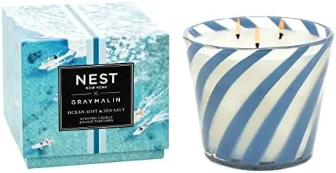 Mist & Sea Salt NEST x Gray Malin 3-Wick Candle Electric fireplace for living room
Mist & Sea Salt NEST x Gray Malin 3-Wick Candle Electric fireplace for living room