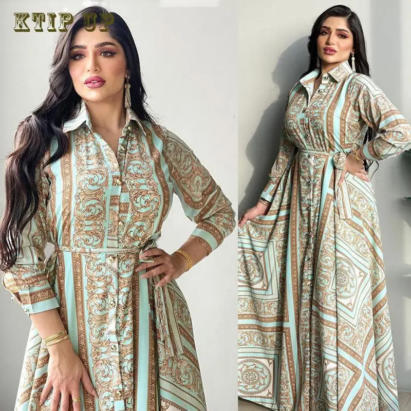 Spring Autumn Muslim Islam Dress Loose Women Printed Floral Sundress Casual Long Sleeve Abaya Hijab Maxi Vestidos Robe Oversized
Spring Autumn Muslim Islam Dress Loose Women Printed Floral Sundress Casual Long Sleeve Abaya Hijab Maxi Vestidos Robe Oversized