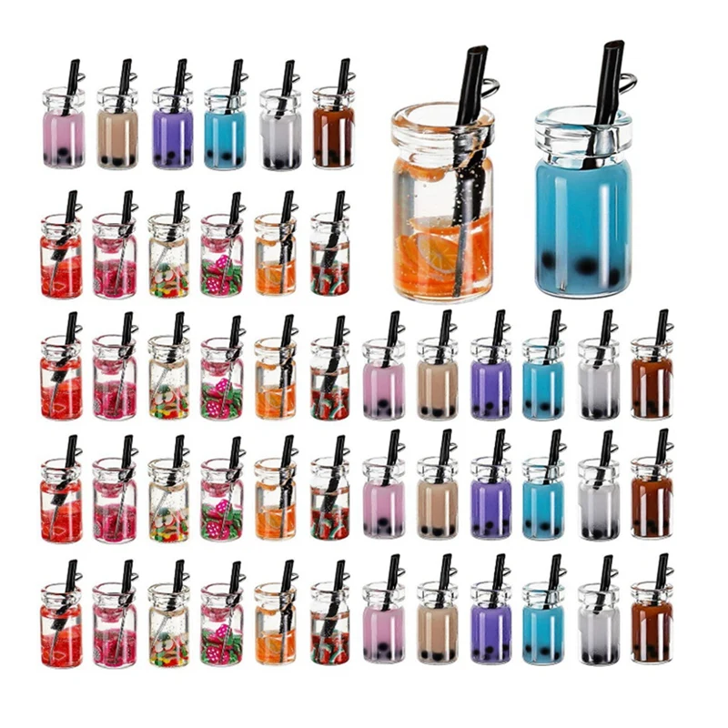 48-Piece Milk Tea Pendant For DIY Jewelry Technology Earrings Key Chain Milk Tea Cup Accessories Combination Set
48-Piece Milk Tea Pendant For DIY Jewelry Technology Earrings Key Chain Milk Tea Cup Accessories Combination Set
