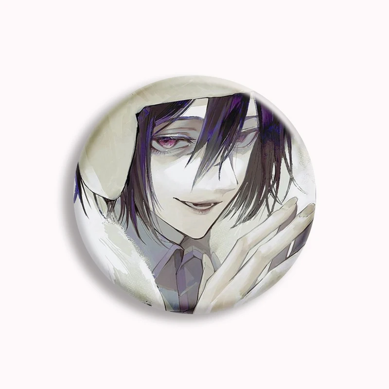 Аниме Bungou Stray Dogs кнопка булавка креативный персонаж мультфильма Осаму Накахара Дазай Чая брошь значок фанаты собирать декор 58 мм
Аниме Bungou Stray Dogs кнопка булавка креативный персонаж мультфильма Осаму Накахара Дазай Чая брошь значок фанаты собирать декор 58 мм