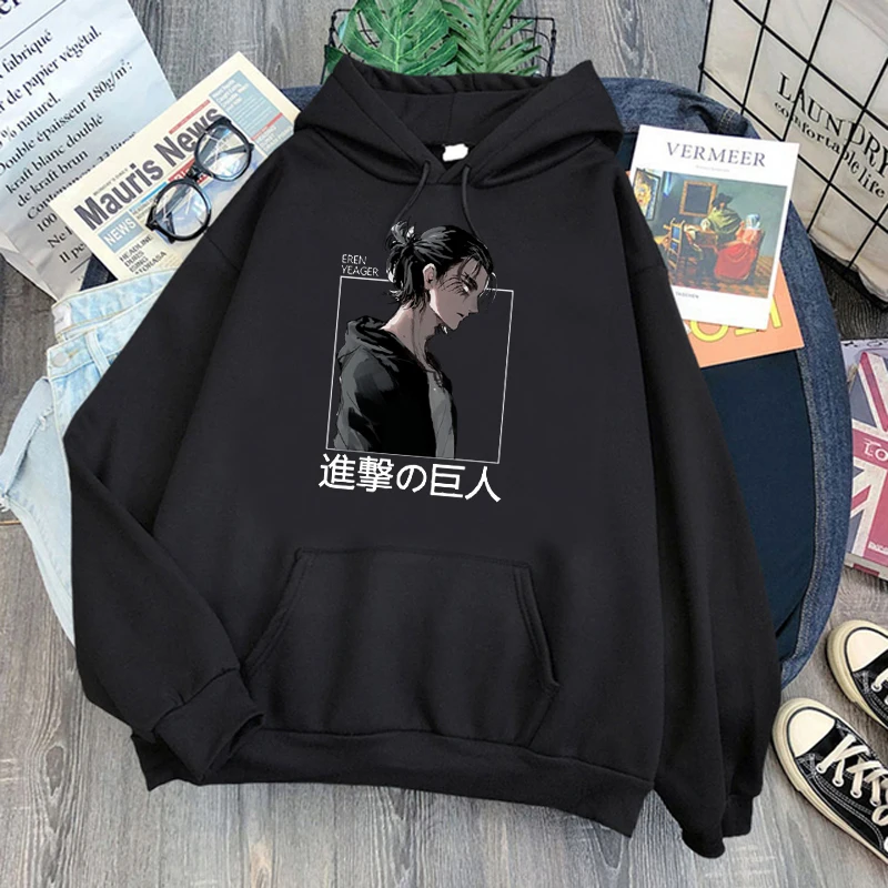 Attack on Titan Hoodies Men Japanese Anime Eren Yeager Eyes Sweatshirts Hoody Titans Attack Shingeki No Kyojin Streetwear Male
Attack on Titan Hoodies Men Japanese Anime Eren Yeager Eyes Sweatshirts Hoody Titans Attack Shingeki No Kyojin Streetwear Male