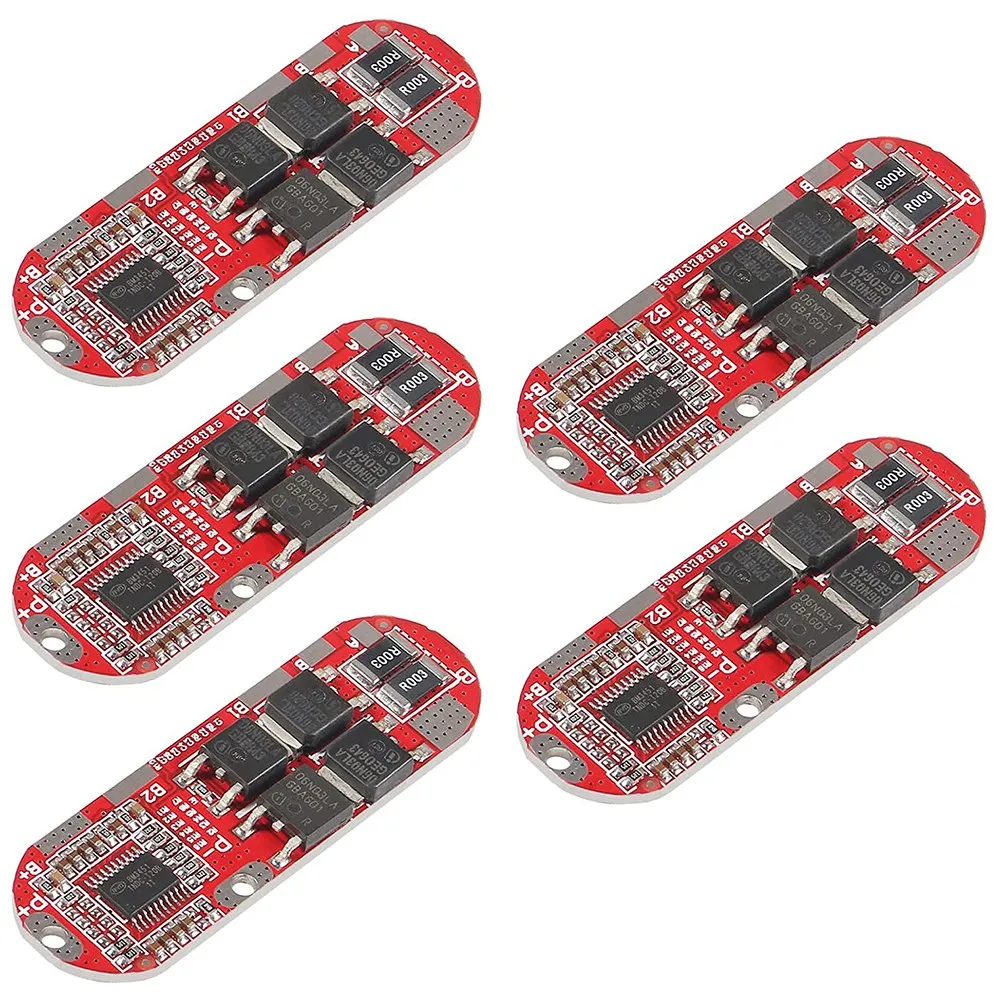5Pcs BMS 5S 21V 18650 - Lithium Battery Protection Board Polymer Cell Circuit Charging Board Module
5Pcs BMS 5S 21V 18650 - Lithium Battery Protection Board Polymer Cell Circuit Charging Board Module