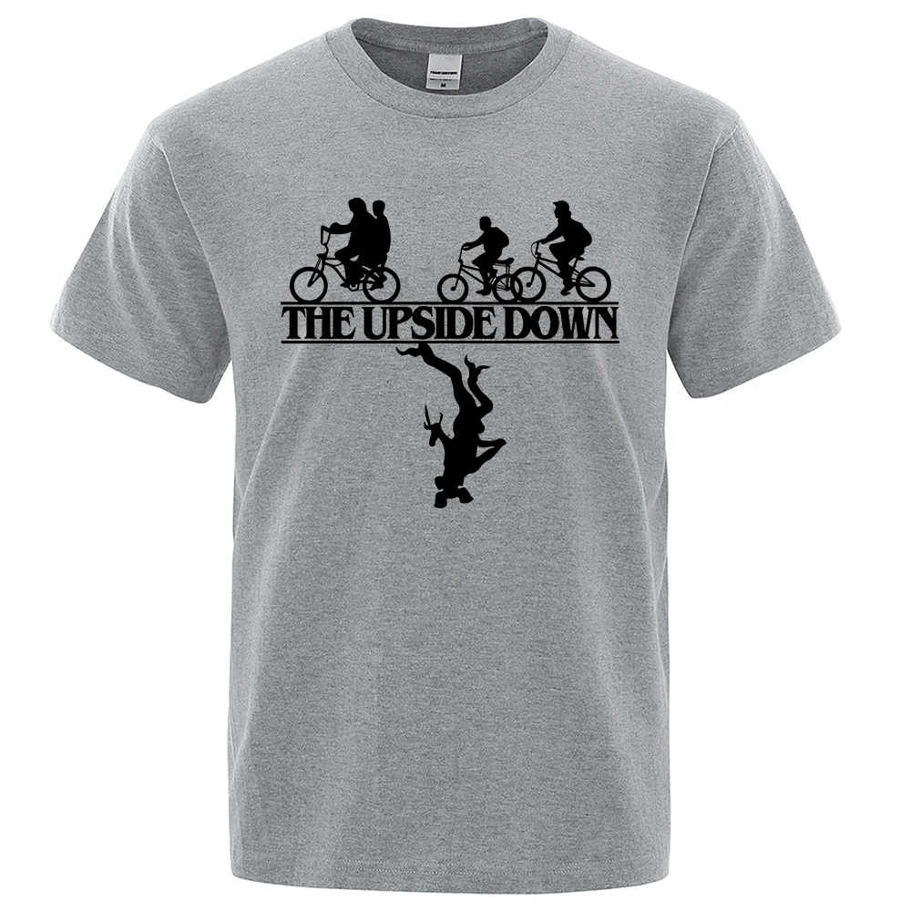 The Upside Down Printing T Shirt Men Summer Cotton Hip Hop T-shirt Casual Tops Stranger Things Trendy Mens Short Sleeve Shirts
The Upside Down Printing T Shirt Men Summer Cotton Hip Hop T-shirt Casual Tops Stranger Things Trendy Mens Short Sleeve Shirts