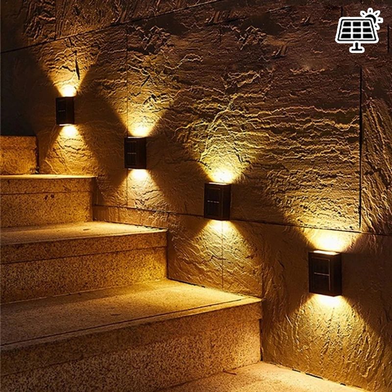 Solar Fence Light Outdoor Waterproof Up and Down Luminous LED Lighting Street Wall Spot Lamp Stairs Sunlight Garden Decoration
Solar Fence Light Outdoor Waterproof Up and Down Luminous LED Lighting Street Wall Spot Lamp Stairs Sunlight Garden Decoration