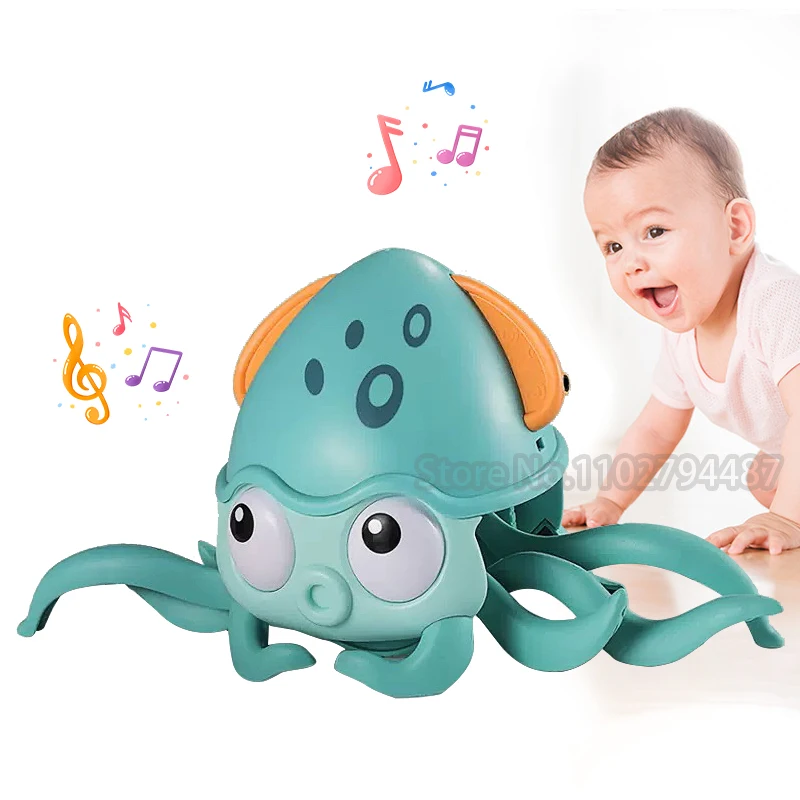 Newborn Montessori Electronic Pets Induction Escape Octopus Crawling Music Toys Smart Toddler Mobile Baby Toy 0-24 Months Gift
Newborn Montessori Electronic Pets Induction Escape Octopus Crawling Music Toys Smart Toddler Mobile Baby Toy 0-24 Months Gift