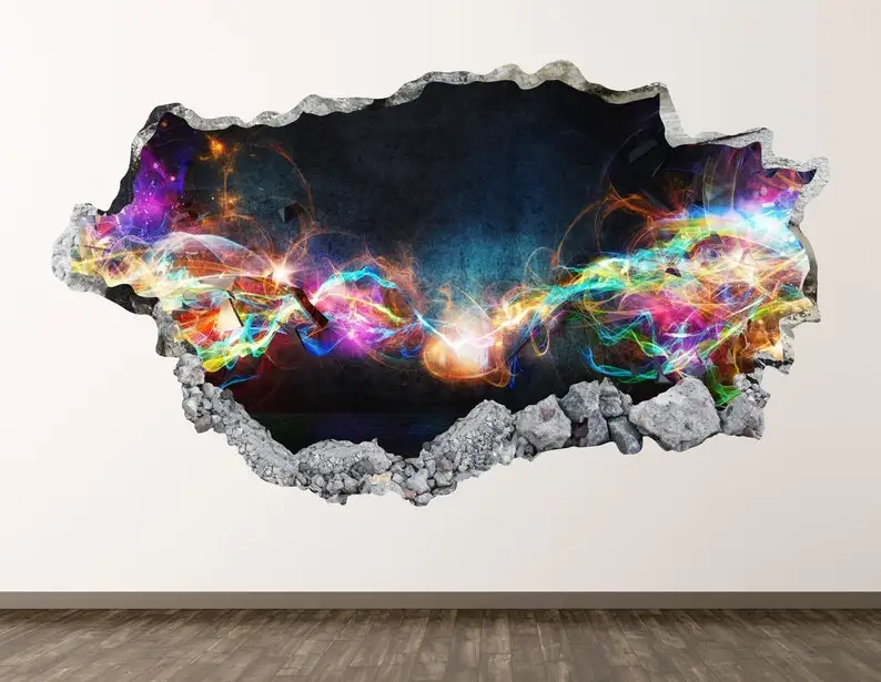 Energy Colors Wall Decal - Power 3D Smashed Wall Art Sticker Kids Room Decor Vinyl Home Poster Custom Gift KD2069
Energy Colors Wall Decal - Power 3D Smashed Wall Art Sticker Kids Room Decor Vinyl Home Poster Custom Gift KD2069