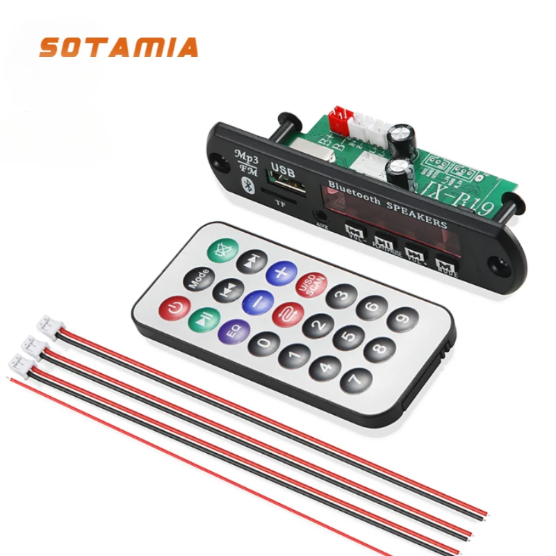 SOTAMIA Bluetooth усилитель мощности аудио 2X40W MP3 декодирование платы декодер не допускающий потерь DIY Bluetooth динамик с записанным вызовом
SOTAMIA Bluetooth усилитель мощности аудио 2X40W MP3 декодирование платы декодер не допускающий потерь DIY Bluetooth динамик с записанным вызовом