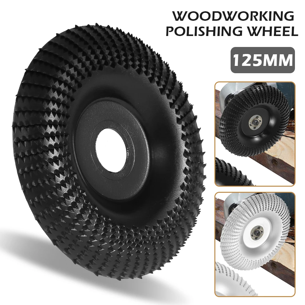 5 Inch Grinder Wheel Disc Wood Carving Manganese Steel Angle Grinder Accessories for Wood Cutting Shaping Polishing
5 Inch Grinder Wheel Disc Wood Carving Manganese Steel Angle Grinder Accessories for Wood Cutting Shaping Polishing