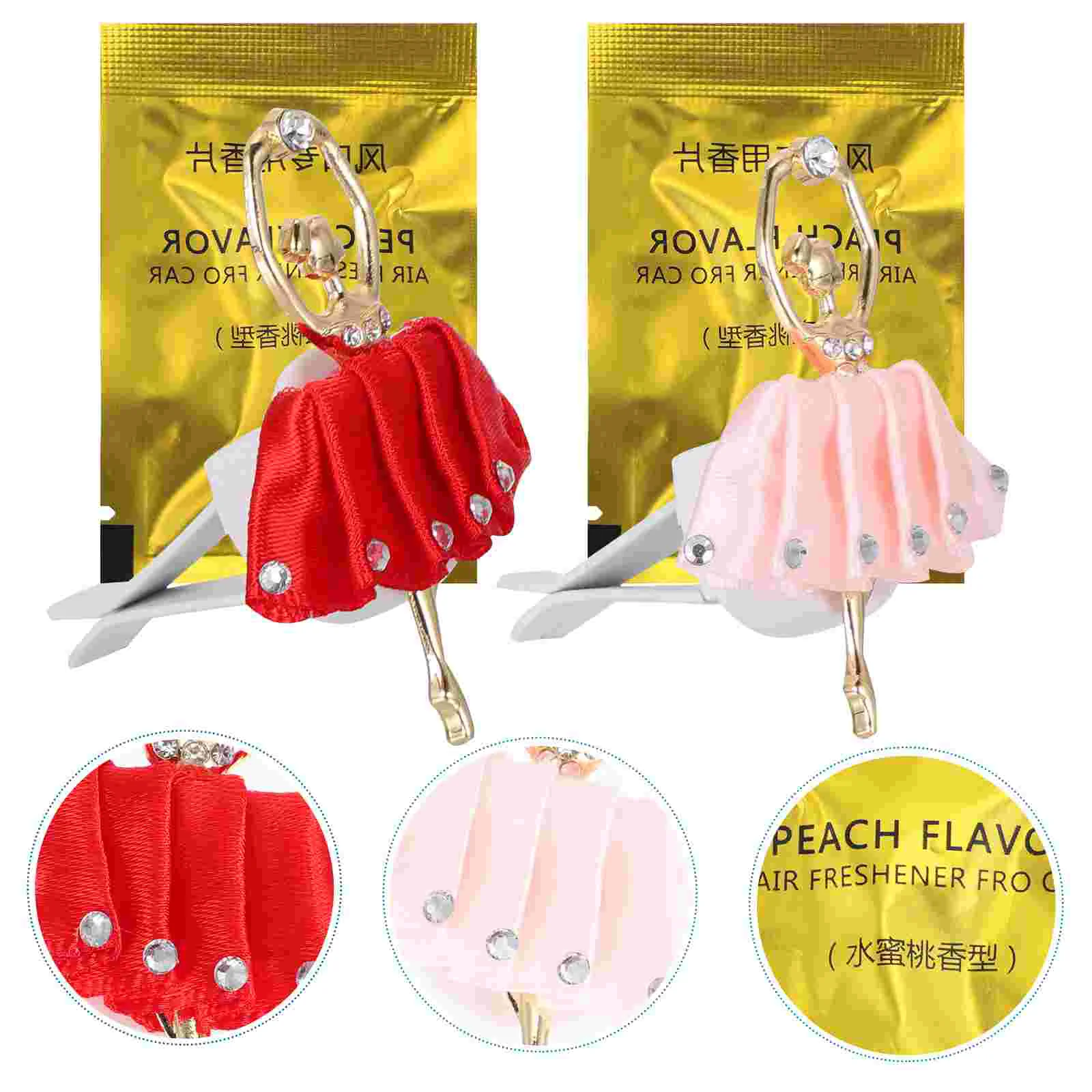 2pcs Exquisite Creative Ballet girl Design Outlet Perfume Ornament Car Perfume Clip
2pcs Exquisite Creative Ballet girl Design Outlet Perfume Ornament Car Perfume Clip