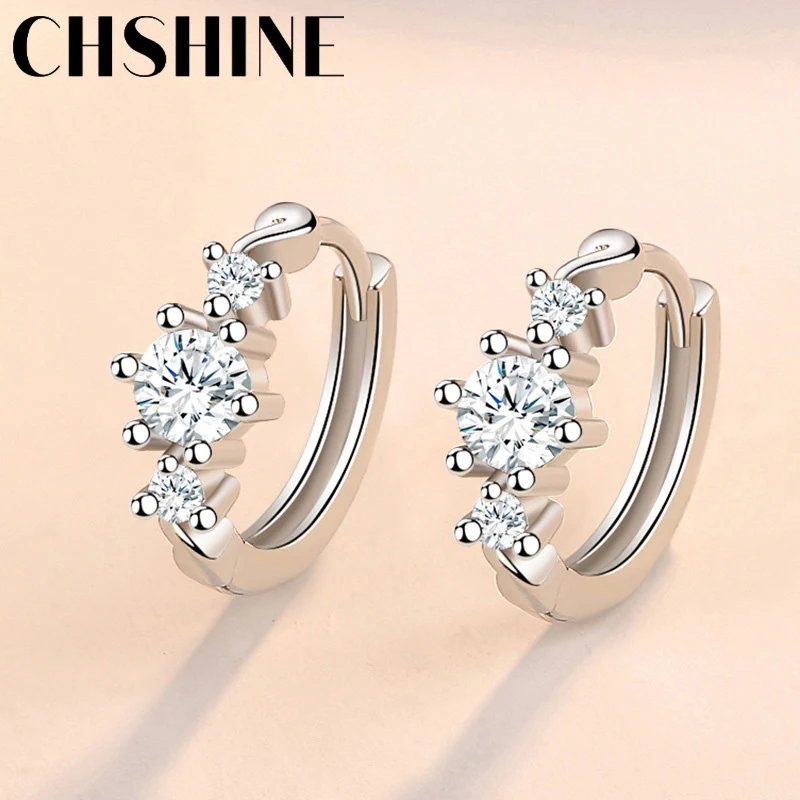 CHSHINE 925 Sterling Silver Star Zircon Earrings For Women Wedding Banquet Party Fashion Jewelry
CHSHINE 925 Sterling Silver Star Zircon Earrings For Women Wedding Banquet Party Fashion Jewelry