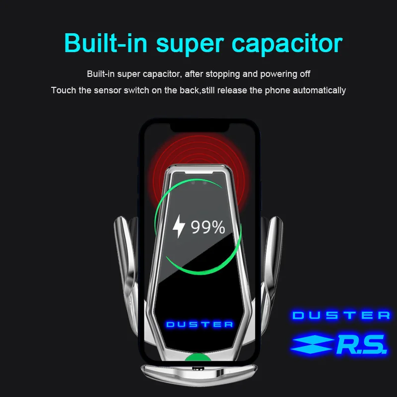 For Duster Renault Smart Induction Wireless Charging Car Phone Holder LOGO Light For Renault Duster Accessories
For Duster Renault Smart Induction Wireless Charging Car Phone Holder LOGO Light For Renault Duster Accessories