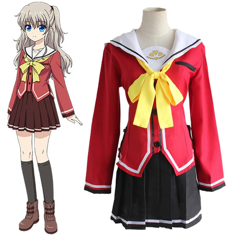 Anime Charlotte Tomori Nao / Yusa Nishimori School Uniform Cosplay Costumes Full Set Sailor Suit
Anime Charlotte Tomori Nao / Yusa Nishimori School Uniform Cosplay Costumes Full Set Sailor Suit