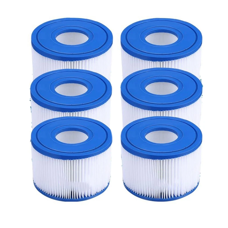 6Pcs Pool Spa Replacement Cartridge Type S1,For Intex-29001E 11692 Hot Tub Filters Type S1 Purespa Filter Pump Cartridge
6Pcs Pool Spa Replacement Cartridge Type S1,For Intex-29001E 11692 Hot Tub Filters Type S1 Purespa Filter Pump Cartridge