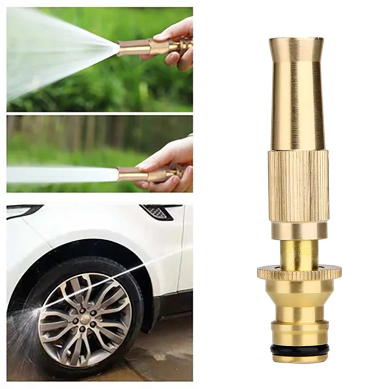 Spray Nozzle Water Gun Brass High Pressure Direct Spray Sprinkler Quick Connector Garden Hose Adjustable Pressure Washer 
Spray Nozzle Water Gun Brass High Pressure Direct Spray Sprinkler Quick Connector Garden Hose Adjustable Pressure Washer